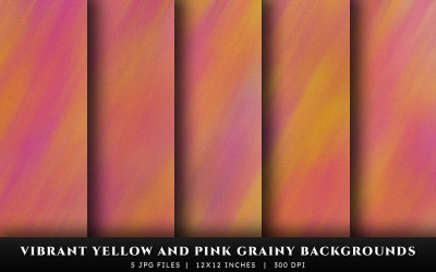 Sfondi con texture granulosa di colore giallo e rosa vibrante
