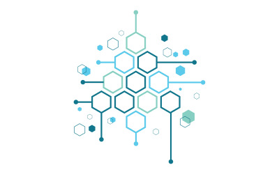 Vorlage für das Design von Symbolen für medizinische Elemente, Vektor v.9
