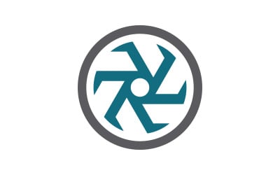 Vortex Concept icon Logo illustration template v.4