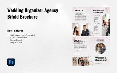 Agência organizadora de casamentos Bifold Brochure
