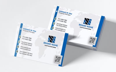 Bold and Clean Business Card Template PSD for Startups, Freelancers, and Business Professionals