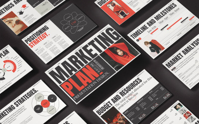 HUGE | Marketing Plan Goolge Slides Template