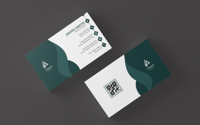 Modèle de carte de visite simple et moderne. Design « GRATUIT »