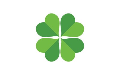 Clover Leaf icon illustration Logo Template Design v.12