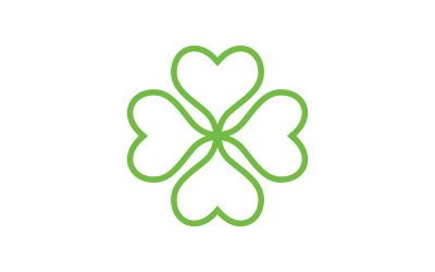 Clover Leaf icon illustration Logo Template Design v.18