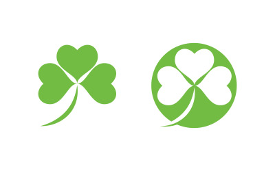 Clover Leaf icon illustration Logo Template Design v.27