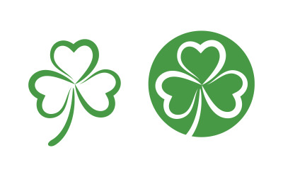 Clover Leaf icon illustration Logo Template Design v.28