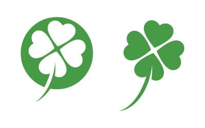 Clover Leaf icon illustration Logo Template Design v.6