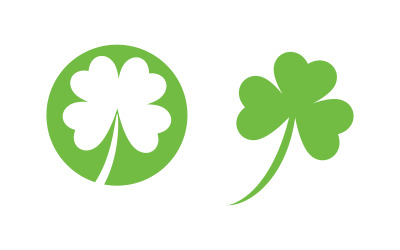 Clover Leaf icon illustration Logo Template Design v.8