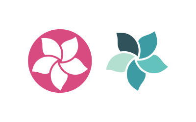 Flower vector icon design template illustration v.13
