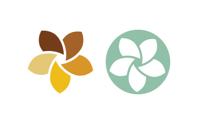 Flower vector icon design template illustration v.14