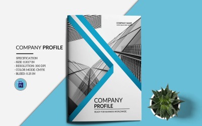 Printable Company Profile Brochure Template