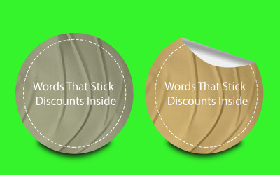 Sticker Mockup Template Design -242