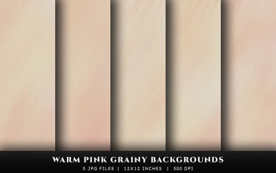 Warm Pink Grainy Texture Backgrounds