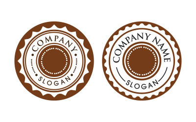 Designvorlage für Emblem-Produktillustrationen v.10