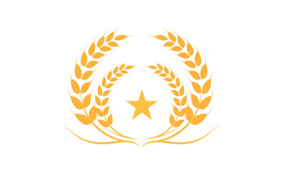 Illustrazione vettoriale del modello del logo del corno della testa del Toro v.12