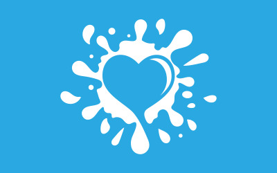 Szablon projektu ilustracji Splash Fresh Milk v.16