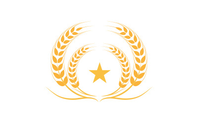 Taurus Head Horn Logo Template vetor ícone ilustração design v.11