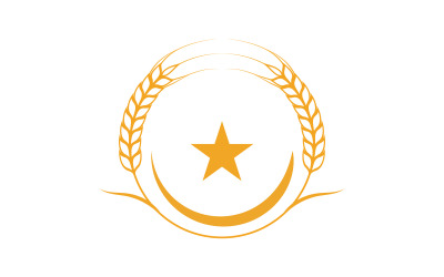 Taurus Head Horn Logo Template vetor ícone ilustração design v.5