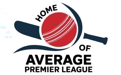 A logo design for cricket game