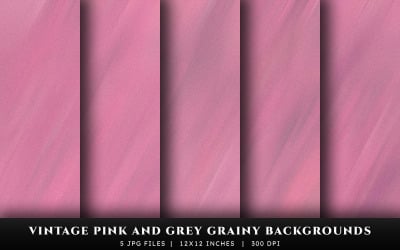 Vintage Pink and Grey Grainy Texture Backgrounds
