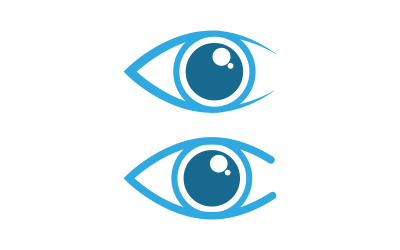 Eye Healthy Care vector icon illustration design template v.11