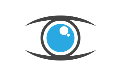 Eye Healthy Care vector icon illustration design template v.12