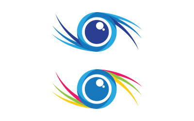Eye Healthy Care vector icon illustration design template v.15