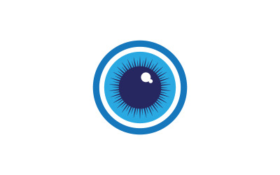 Eye Healthy Care vector icon illustration design template v.1