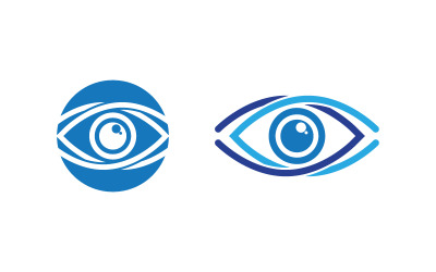Eye Healthy Care vector icon illustration design template v.3