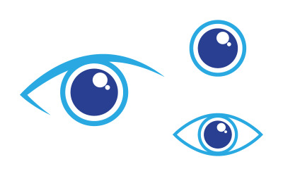 Eye Healthy Care vector icon illustration design template v.4
