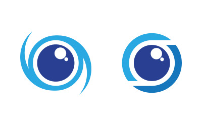 Eye Healthy Care vector icon illustration design template v.5