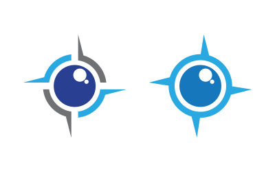 Eye Healthy Care vector icon illustration design template v.6