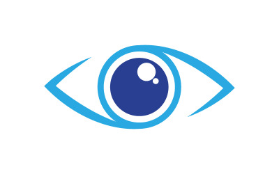 Eye Healthy Care vector icon illustration design template v.8
