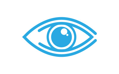 Eye Healthy Care vector icon illustration design template v.9