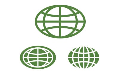 World logo design earth care logo design template v.9