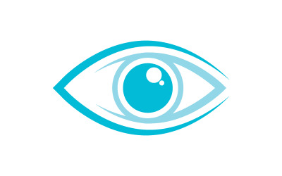 Eye Healthy Care vector icon illustration design template v.10
