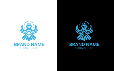 Flying Eagle bird logo-833