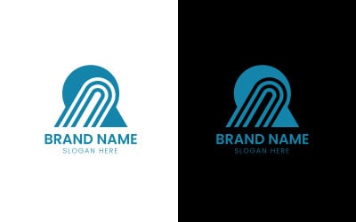 Letter R clip business logo-831