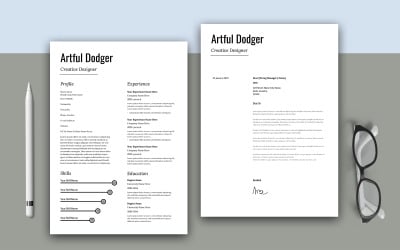Fantastische CV-sjabloonlay-outs