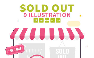 9 Sold Out Announcement Illustration