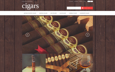 Cigar Flavour Magento Theme