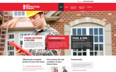 Plantilla de sitio web adaptable a hipotecas