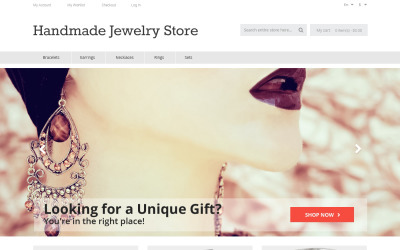 手工饰品Magento主题