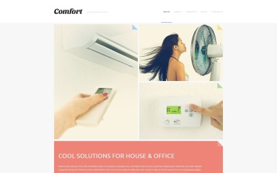 Template Joomla para sistemas de ar condicionado