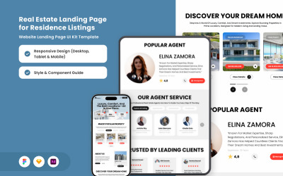 Eterna Residences - Elegant Real Estate Landing Page