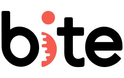 Nowoczesne logo dla Bite illustration