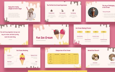Šablona prezentace Ice Cream Prezentace Google