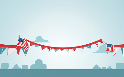 American festival design, usa blank festival design