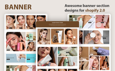 Baner - Klasyczne banery projektowe dla Shopify | Elegancka i ponadczasowa sekcja banerów
